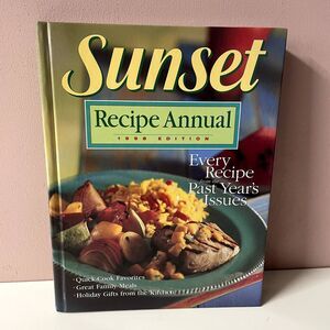 Sunset Recipe Annual 1998 Edition Hardcover Book GUC